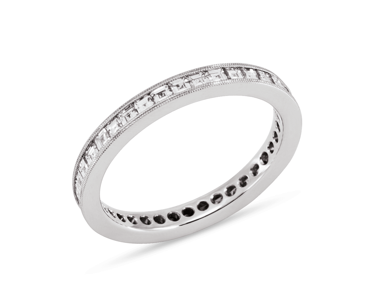 Square Cut Diamond Eternity Band