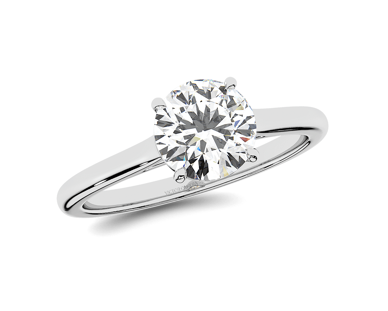 The Chloe Four Prong Solitaire