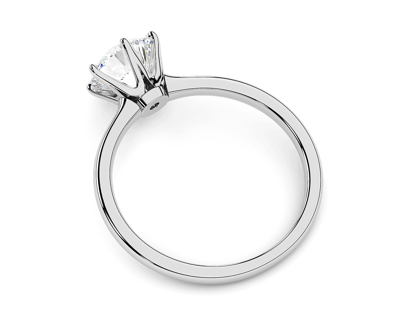 The Gabriella Six Prong Solitaire