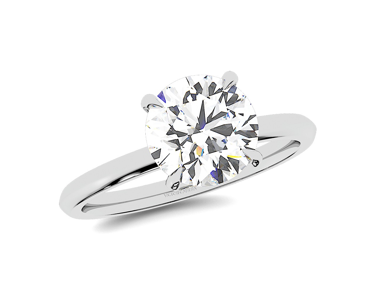 The Yvonne Knife Edge Solitaire