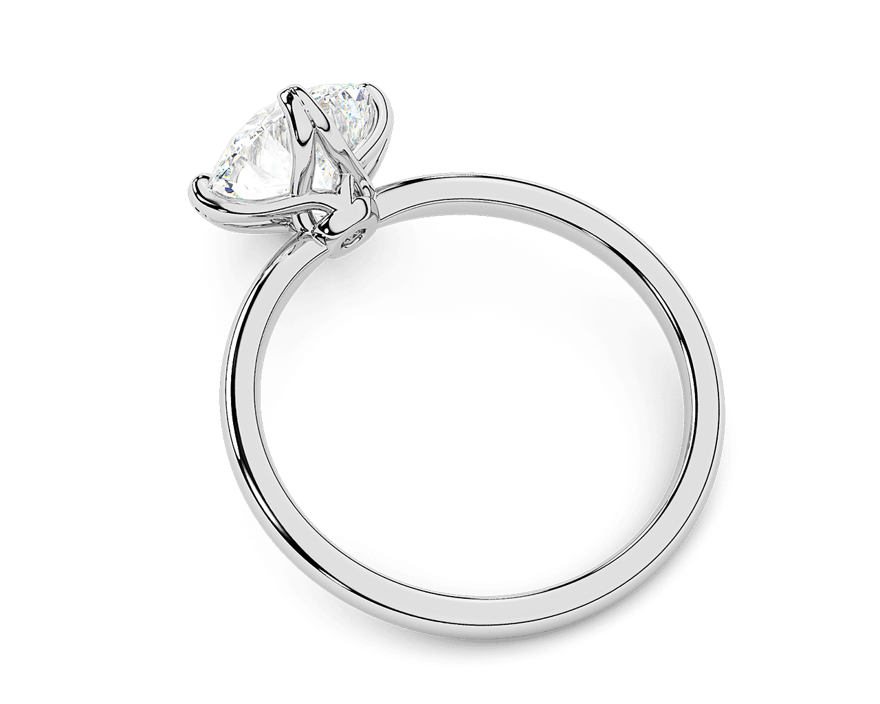 The Giselle Four Prong Solitaire
